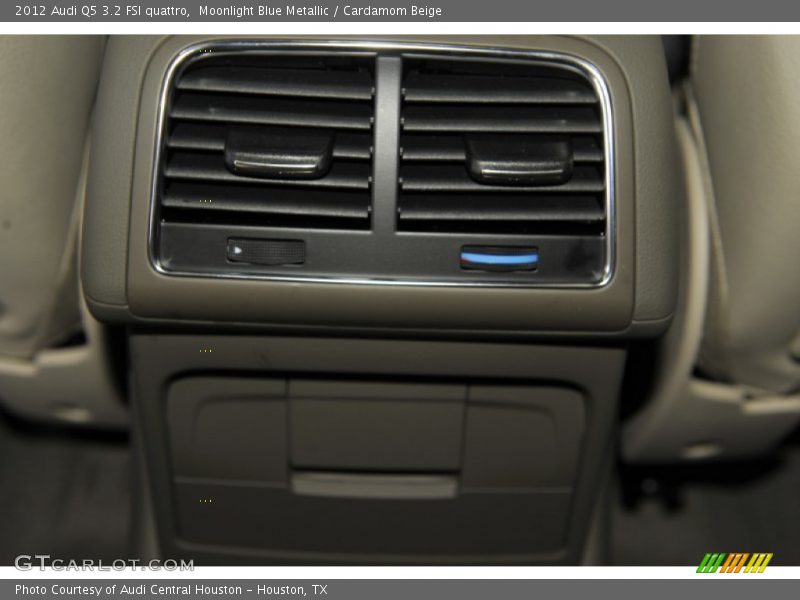 Moonlight Blue Metallic / Cardamom Beige 2012 Audi Q5 3.2 FSI quattro