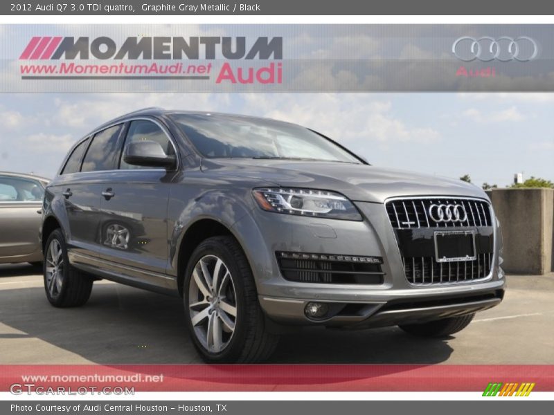Graphite Gray Metallic / Black 2012 Audi Q7 3.0 TDI quattro