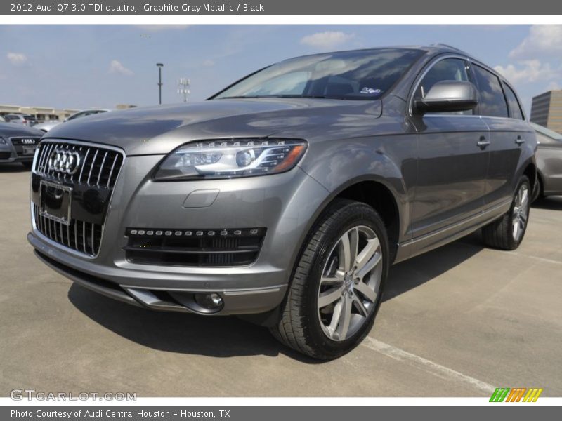 Graphite Gray Metallic / Black 2012 Audi Q7 3.0 TDI quattro