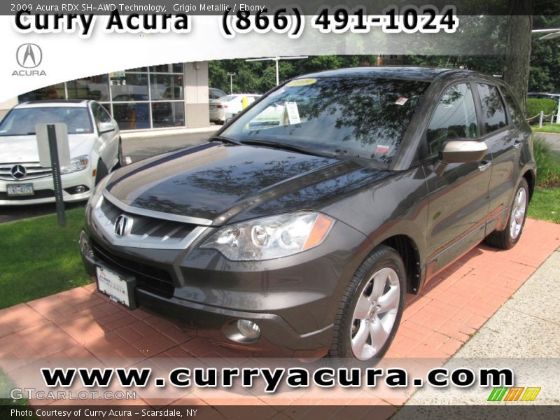 Grigio Metallic / Ebony 2009 Acura RDX SH-AWD Technology