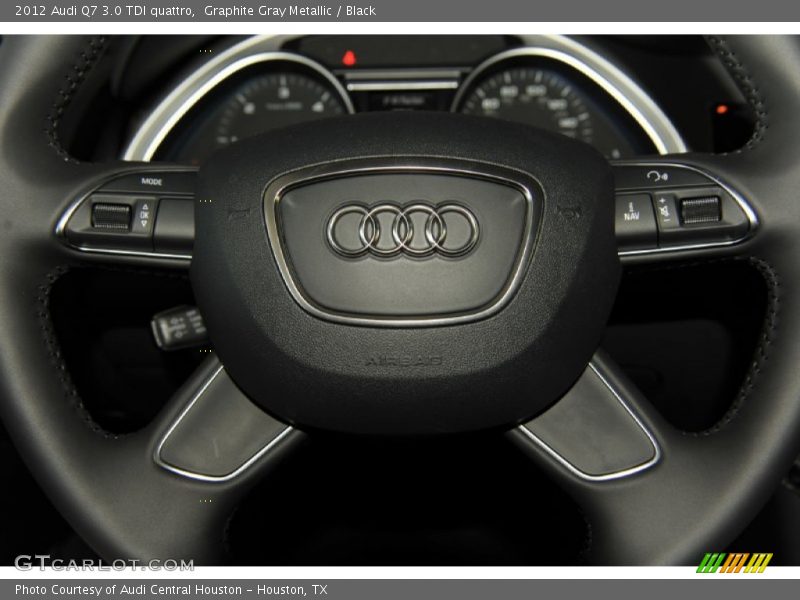 Graphite Gray Metallic / Black 2012 Audi Q7 3.0 TDI quattro