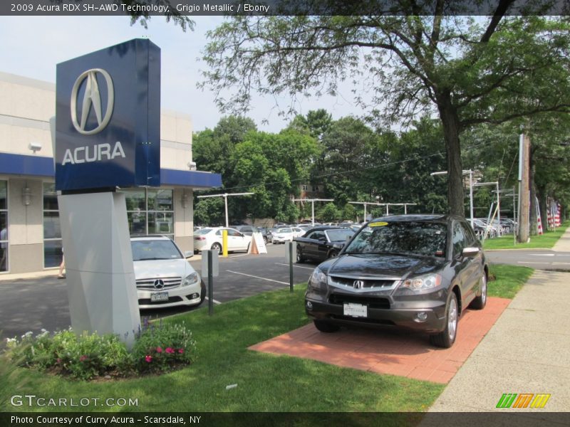 Grigio Metallic / Ebony 2009 Acura RDX SH-AWD Technology