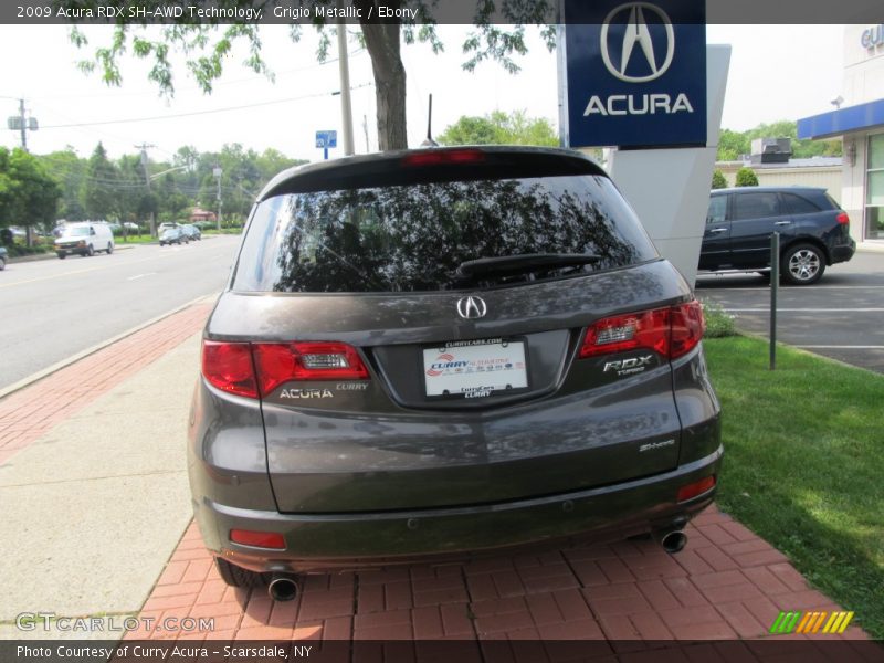 Grigio Metallic / Ebony 2009 Acura RDX SH-AWD Technology