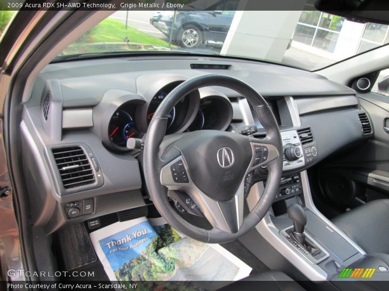 Grigio Metallic / Ebony 2009 Acura RDX SH-AWD Technology