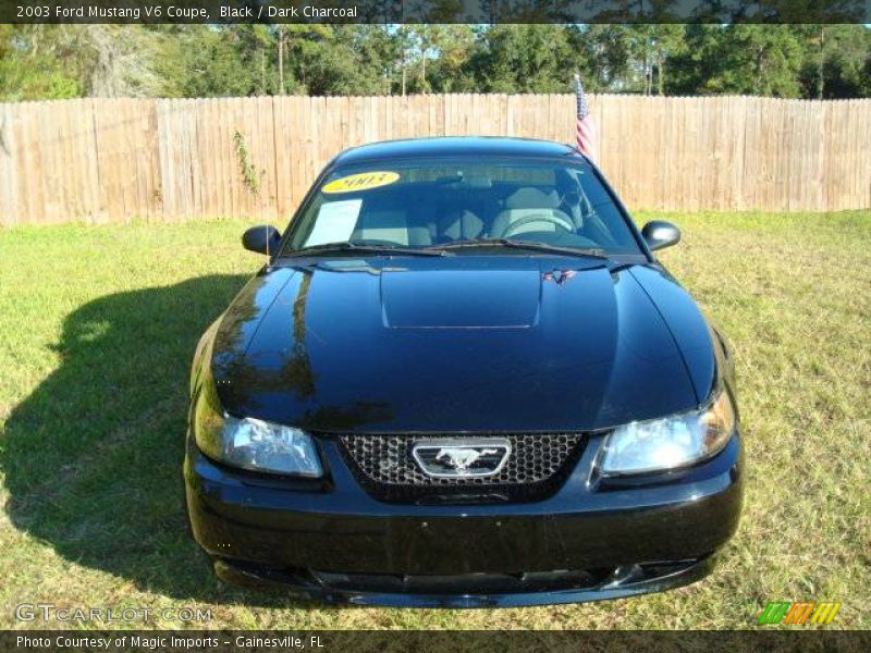 Black / Dark Charcoal 2003 Ford Mustang V6 Coupe