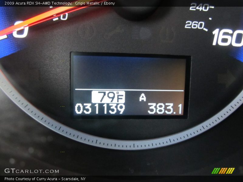 Grigio Metallic / Ebony 2009 Acura RDX SH-AWD Technology