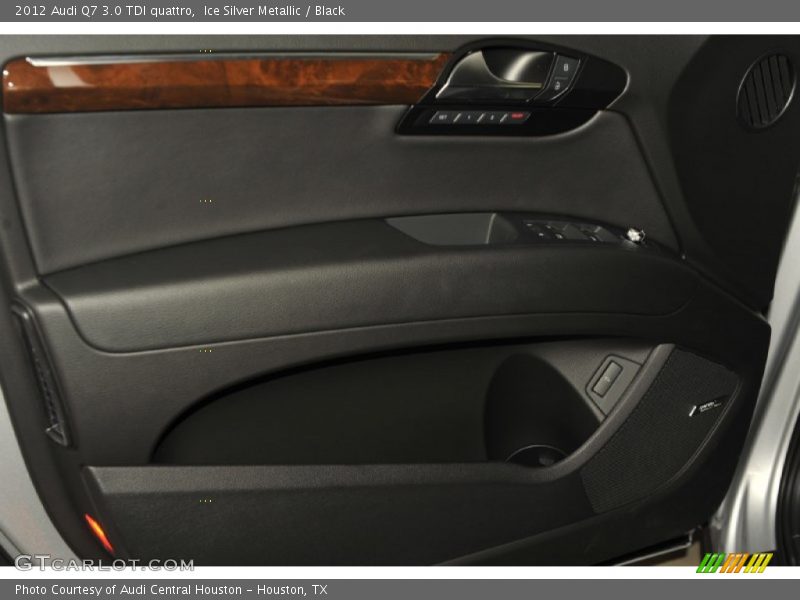 Ice Silver Metallic / Black 2012 Audi Q7 3.0 TDI quattro