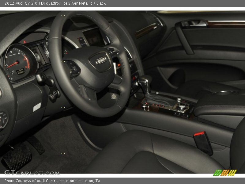Ice Silver Metallic / Black 2012 Audi Q7 3.0 TDI quattro