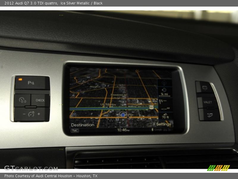 Ice Silver Metallic / Black 2012 Audi Q7 3.0 TDI quattro