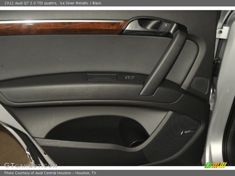 Ice Silver Metallic / Black 2012 Audi Q7 3.0 TDI quattro