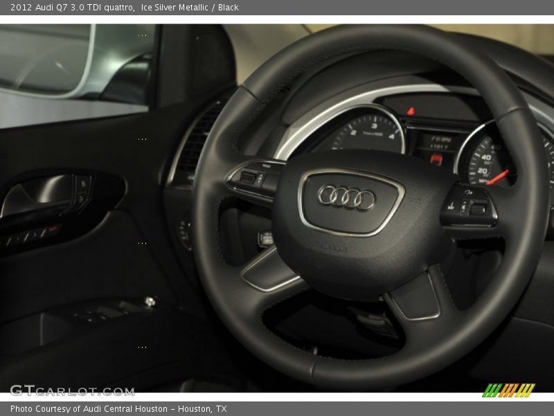 Ice Silver Metallic / Black 2012 Audi Q7 3.0 TDI quattro
