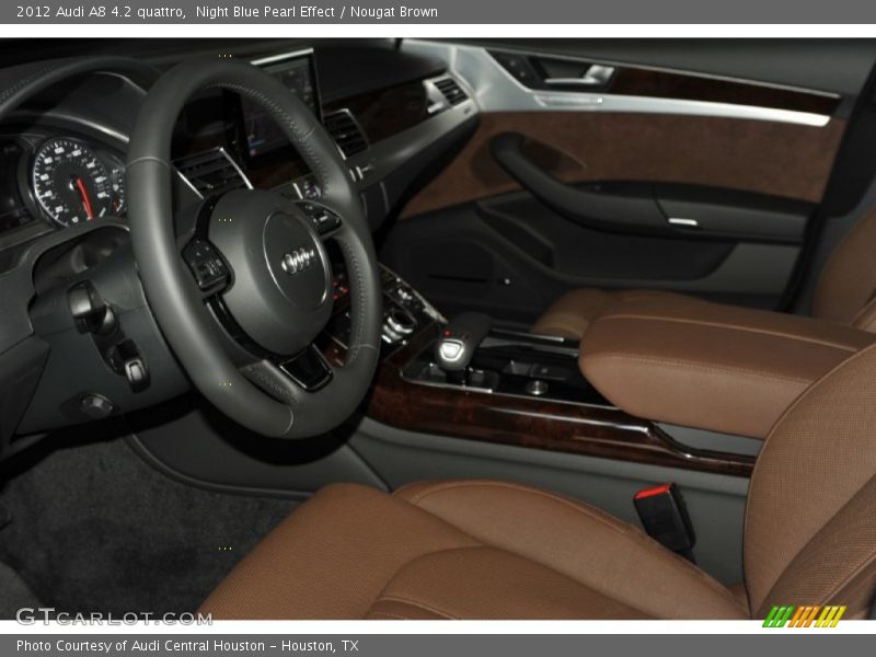  2012 A8 4.2 quattro Nougat Brown Interior