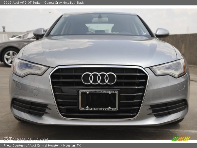 Quartz Gray Metallic / Black 2012 Audi A6 2.0T Sedan