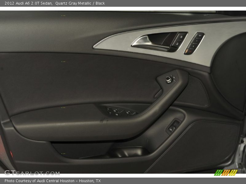 Quartz Gray Metallic / Black 2012 Audi A6 2.0T Sedan