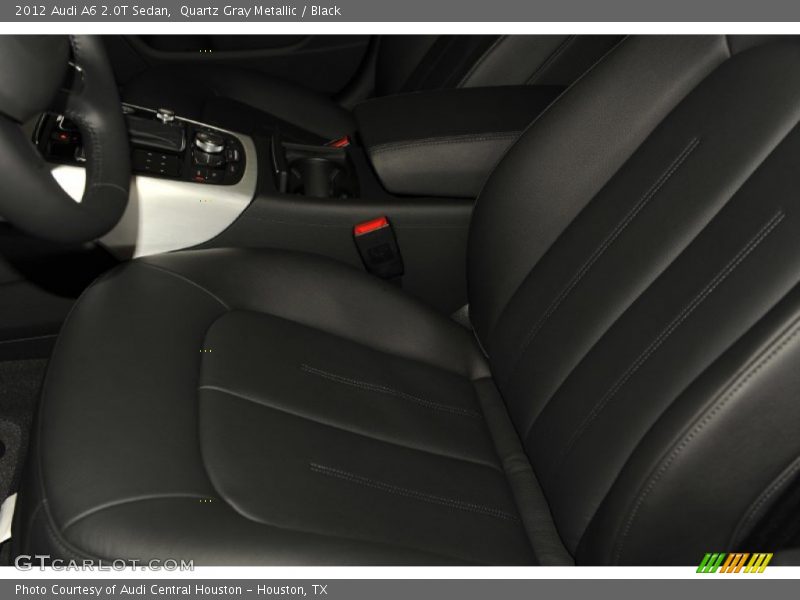 Quartz Gray Metallic / Black 2012 Audi A6 2.0T Sedan