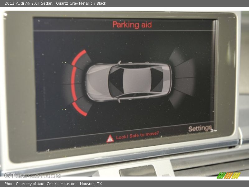 Quartz Gray Metallic / Black 2012 Audi A6 2.0T Sedan
