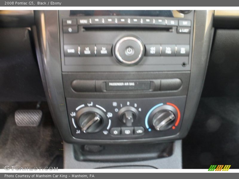 Black / Ebony 2008 Pontiac G5