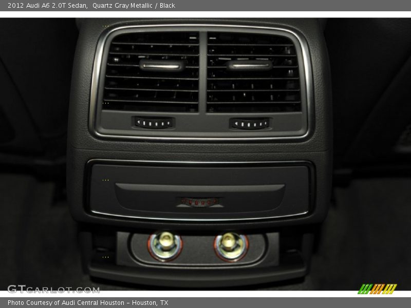 Quartz Gray Metallic / Black 2012 Audi A6 2.0T Sedan