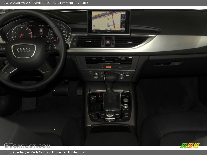 Quartz Gray Metallic / Black 2012 Audi A6 2.0T Sedan