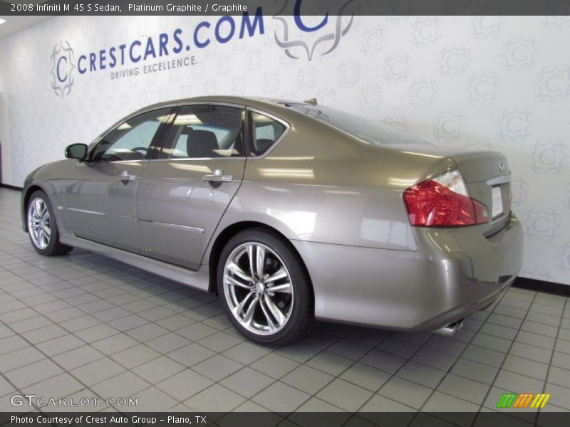 Platinum Graphite / Graphite 2008 Infiniti M 45 S Sedan