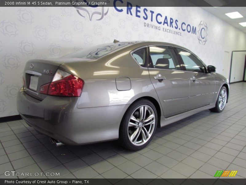 Platinum Graphite / Graphite 2008 Infiniti M 45 S Sedan