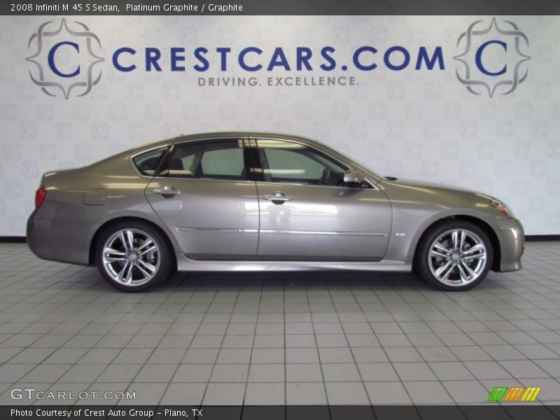 Platinum Graphite / Graphite 2008 Infiniti M 45 S Sedan