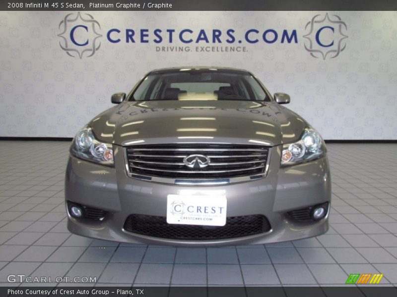 Platinum Graphite / Graphite 2008 Infiniti M 45 S Sedan