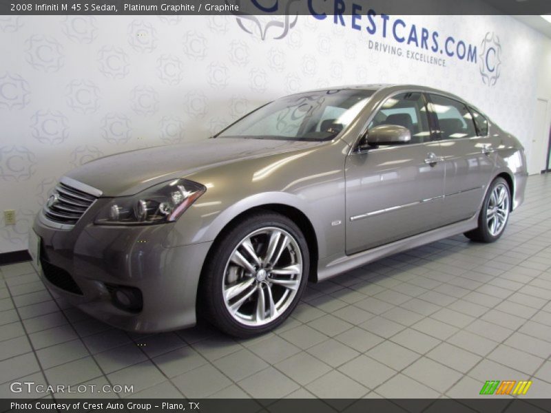 Platinum Graphite / Graphite 2008 Infiniti M 45 S Sedan