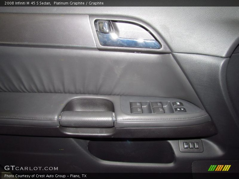 Platinum Graphite / Graphite 2008 Infiniti M 45 S Sedan
