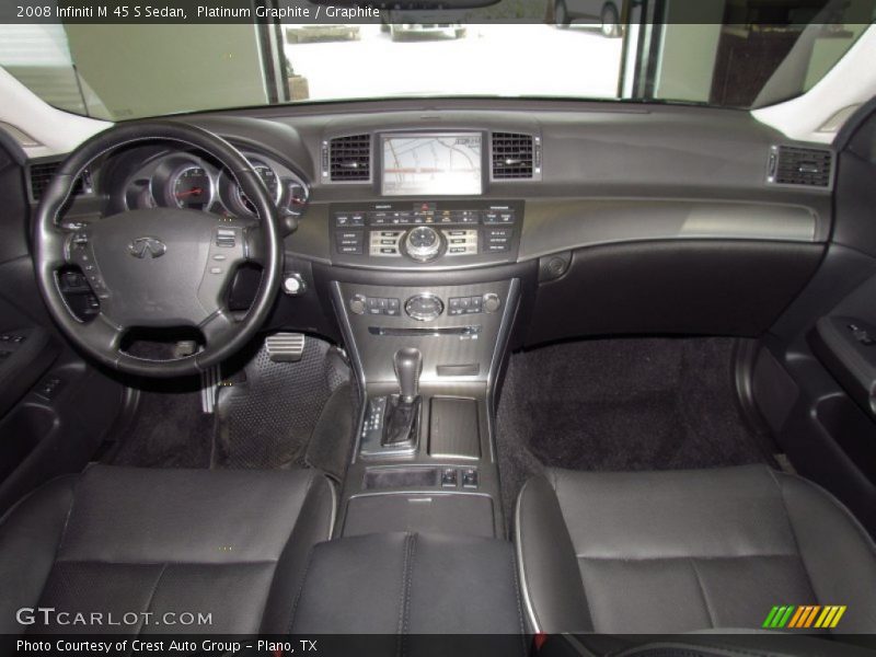 Platinum Graphite / Graphite 2008 Infiniti M 45 S Sedan