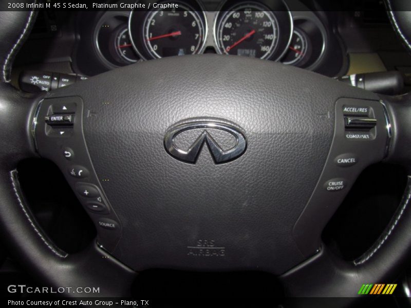 Platinum Graphite / Graphite 2008 Infiniti M 45 S Sedan
