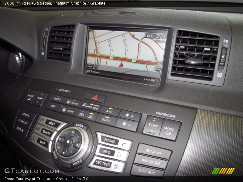 Platinum Graphite / Graphite 2008 Infiniti M 45 S Sedan