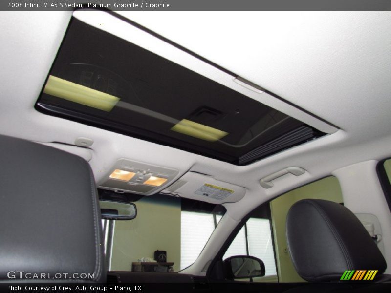 Platinum Graphite / Graphite 2008 Infiniti M 45 S Sedan
