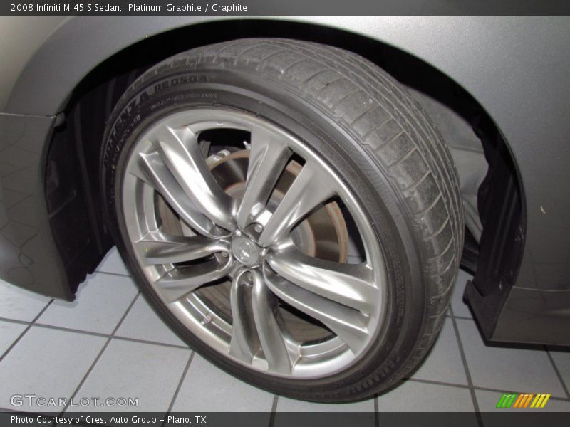 Platinum Graphite / Graphite 2008 Infiniti M 45 S Sedan