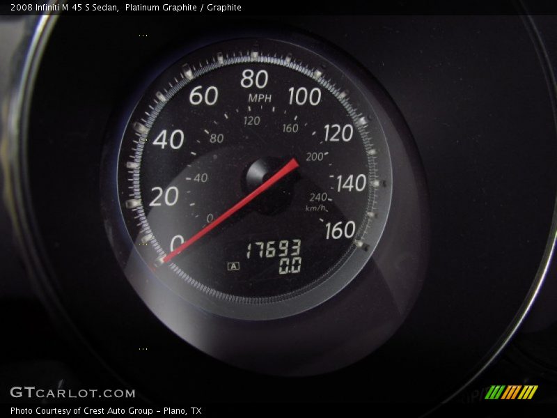 Platinum Graphite / Graphite 2008 Infiniti M 45 S Sedan