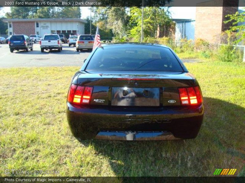 Black / Dark Charcoal 2003 Ford Mustang V6 Coupe