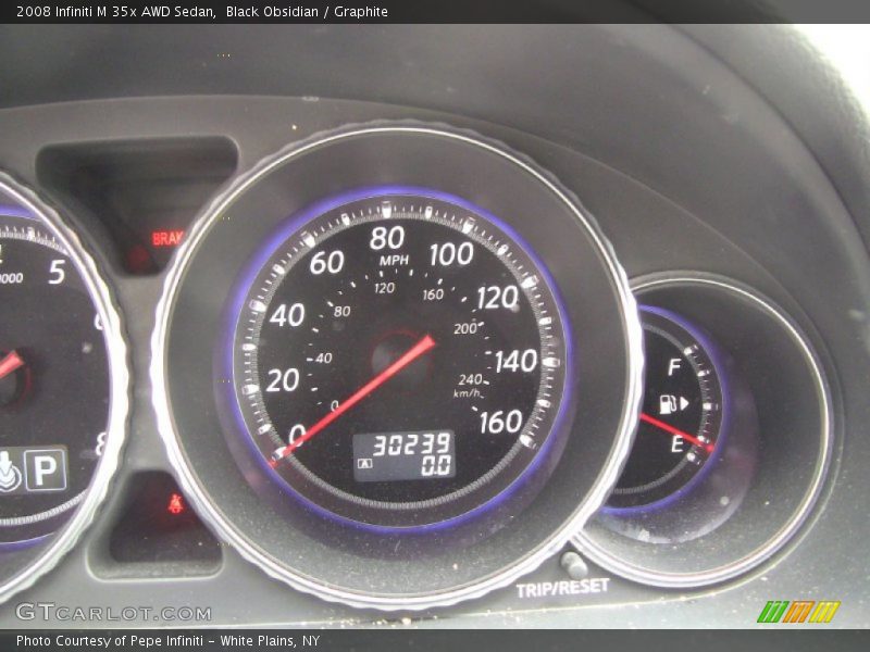 Black Obsidian / Graphite 2008 Infiniti M 35x AWD Sedan
