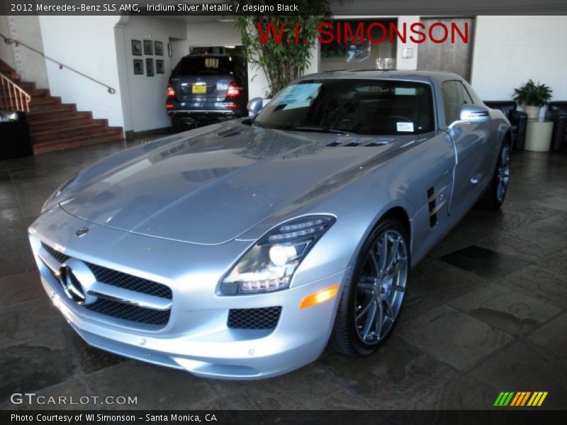 Iridium Silver Metallic / designo Black 2012 Mercedes-Benz SLS AMG
