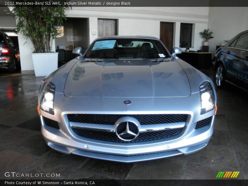 Iridium Silver Metallic / designo Black 2012 Mercedes-Benz SLS AMG
