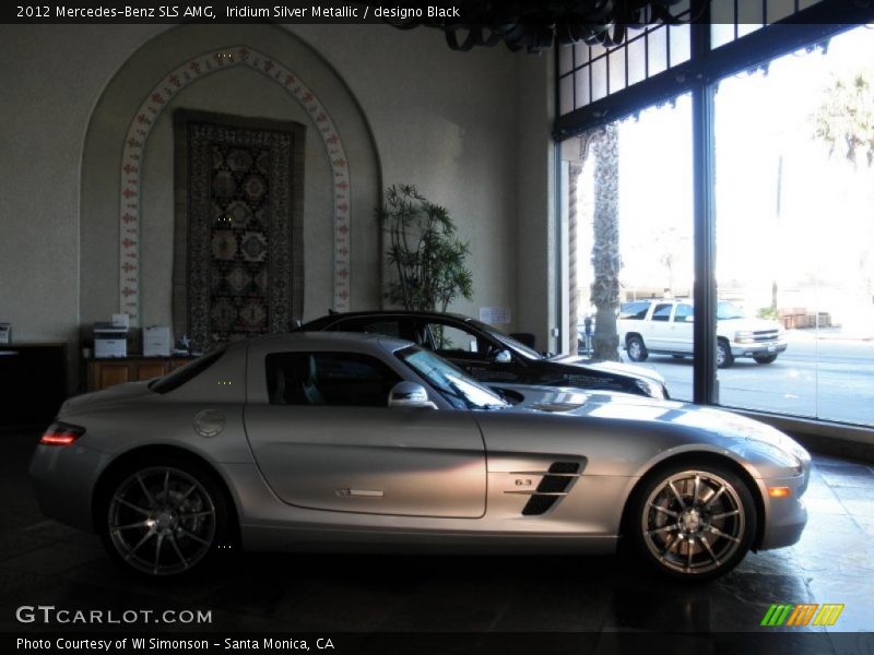 Iridium Silver Metallic / designo Black 2012 Mercedes-Benz SLS AMG