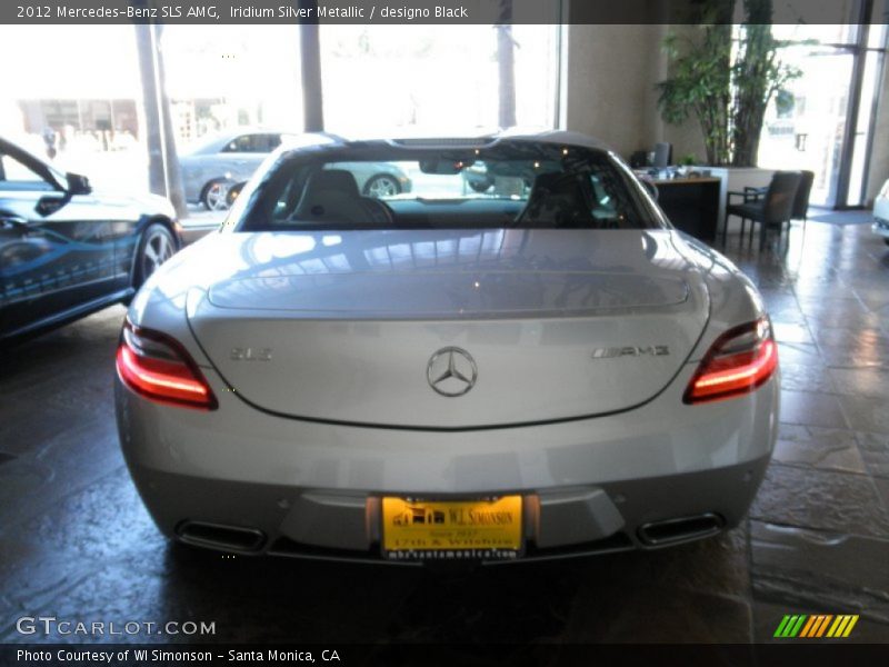 Iridium Silver Metallic / designo Black 2012 Mercedes-Benz SLS AMG