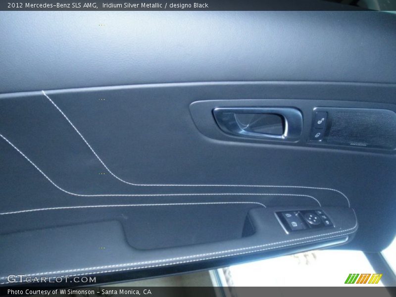 Iridium Silver Metallic / designo Black 2012 Mercedes-Benz SLS AMG