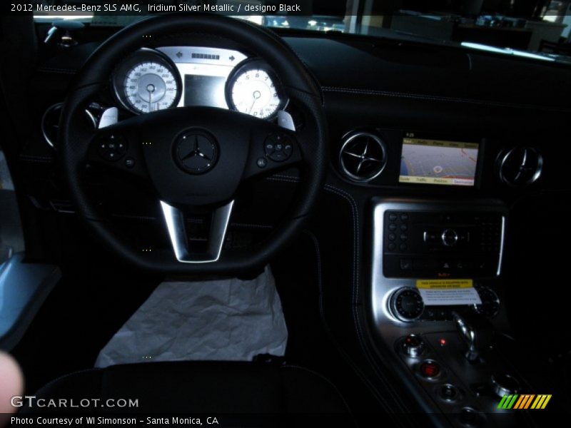 Iridium Silver Metallic / designo Black 2012 Mercedes-Benz SLS AMG