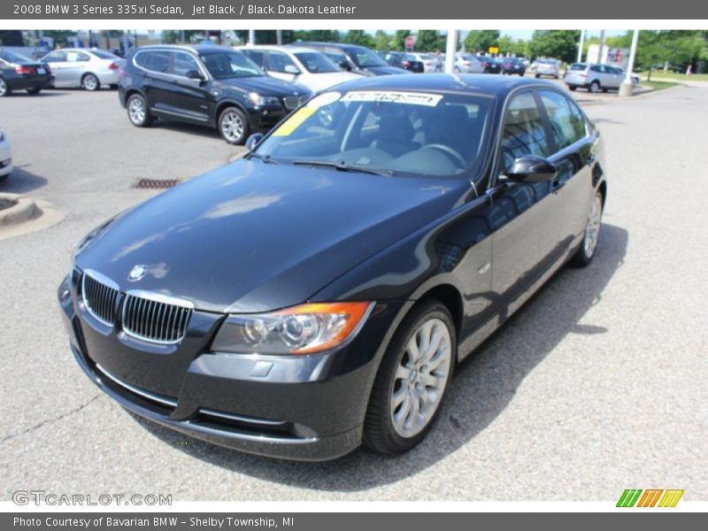 Jet Black / Black Dakota Leather 2008 BMW 3 Series 335xi Sedan