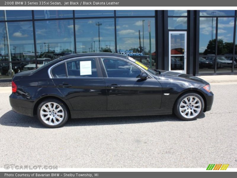 Jet Black / Black Dakota Leather 2008 BMW 3 Series 335xi Sedan