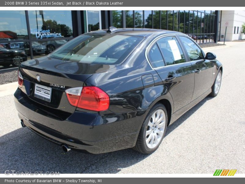Jet Black / Black Dakota Leather 2008 BMW 3 Series 335xi Sedan
