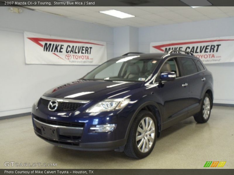 Stormy Blue Mica / Sand 2007 Mazda CX-9 Touring