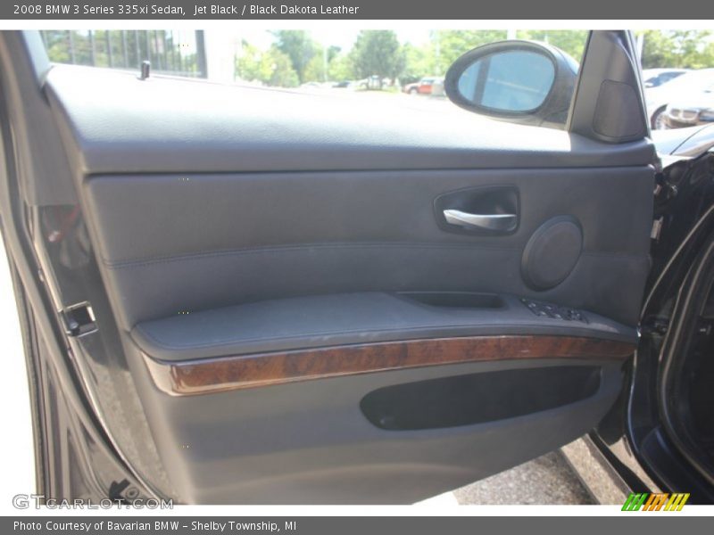 Jet Black / Black Dakota Leather 2008 BMW 3 Series 335xi Sedan