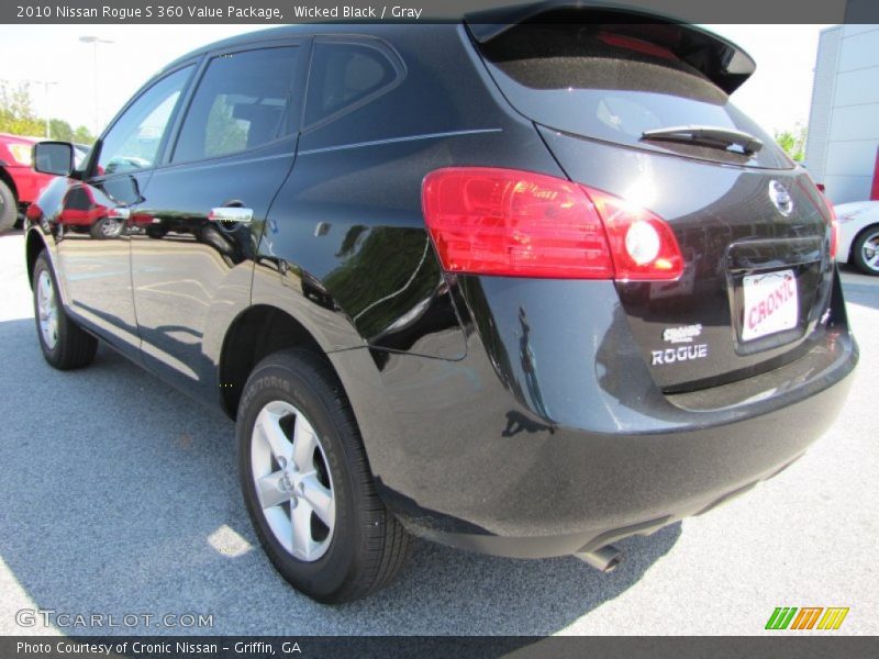 Wicked Black / Gray 2010 Nissan Rogue S 360 Value Package