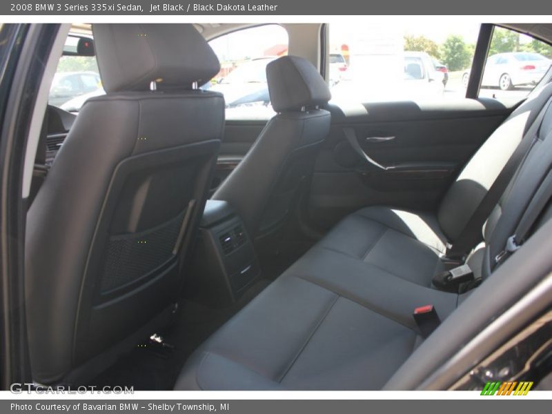 Jet Black / Black Dakota Leather 2008 BMW 3 Series 335xi Sedan